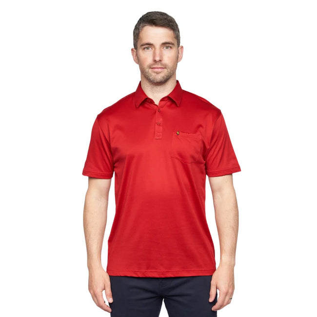 Gabicci Z05 Short Sleeved Jersey Polo Shirt - Red Main Image