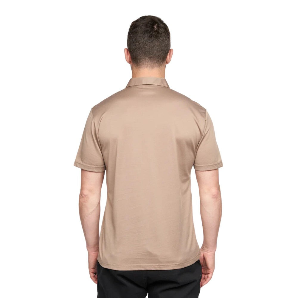 Gabicci Z05 Short Sleeved Jersey Polo Shirt - Stone