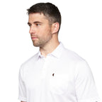 Gabicci Z05 Short Sleeved Jersey Polo Shirt - White