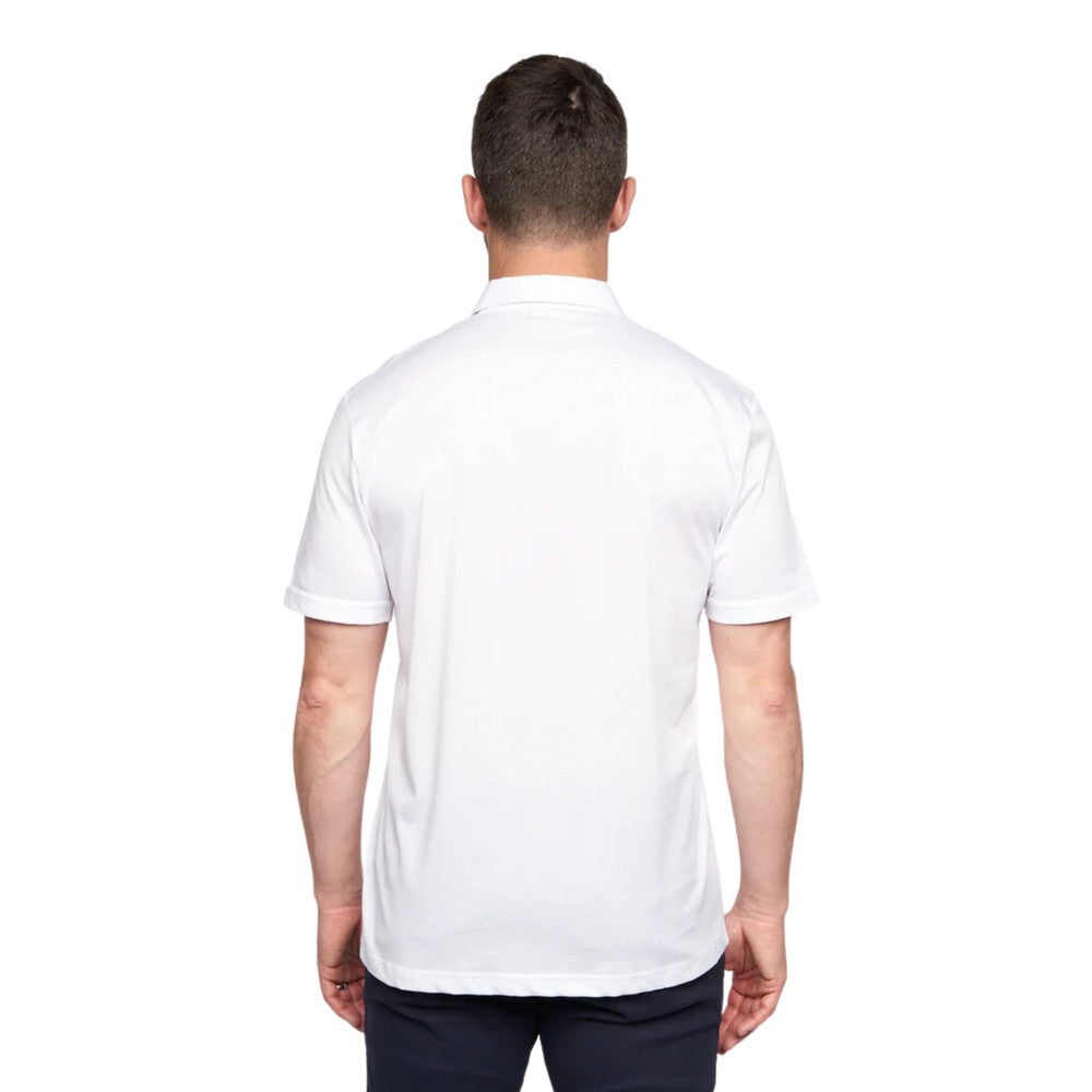 Gabicci Z05 Short Sleeved Jersey Polo Shirt - White