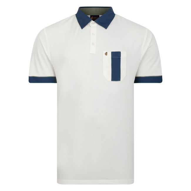 Gabicci G52X15 Patterned Polo Shirt Hover Image