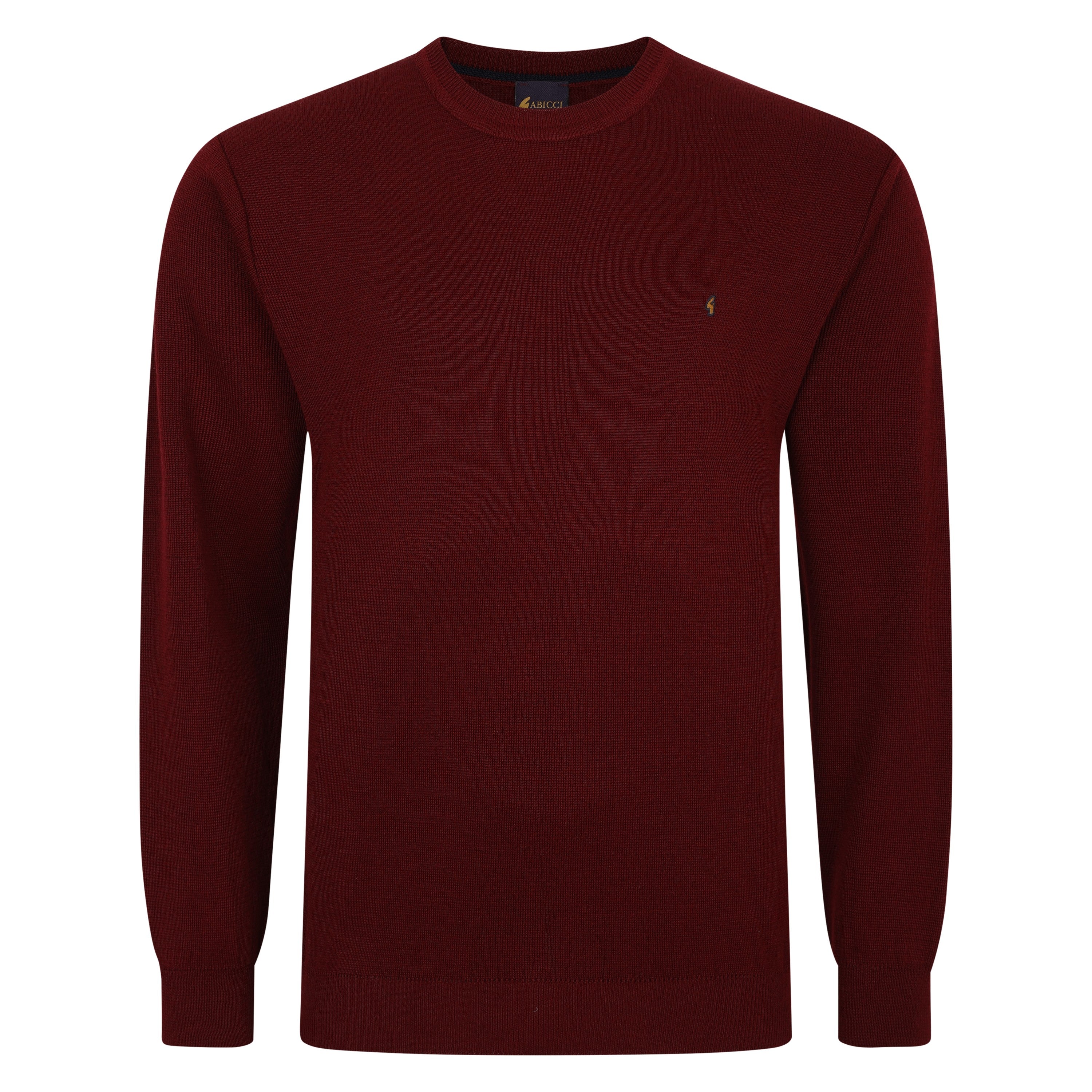 Gabicci K04 Seasonal Crew Neck Jumper - Claret