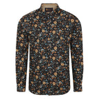 Gabicci Long Sleeve Flower Pattern Shirt