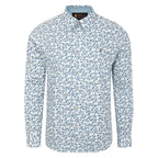Gabicci Long Sleeve Leaf Pattern Shirt