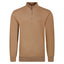 Gabicci G55 Plain Quarter Zip Sweatshirt - Granola