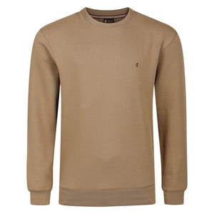 Gabicci G55 Plain Crew Neck Sweatshirt - Granola