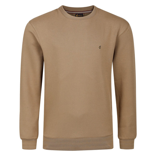 Gabicci G55 Plain Crew Neck Sweatshirt - Granola Hover Image
