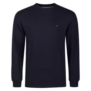 Gabicci G55 Plain Crew Neck Sweatshirt - Navy