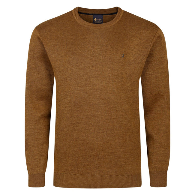 Gabicci K04 Seasonal Crew Neck Jumper - Nutmeg Hover Image
