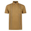 Gabicci G55X01 Vertical Stripe Polo Shirt - Nutmeg