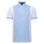 Gabicci Short Sleeve Piped Panel Polo - White