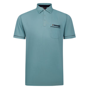 Gabicci Seasonal Pattern Polo Shirt - Meadow