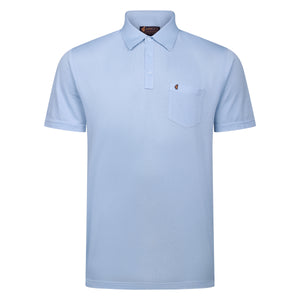 Gabicci Z05 Seasonal Plain Polo - Azure