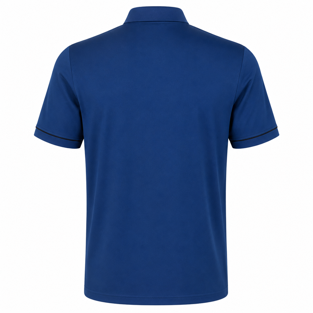 Gabicci X06 Seasonal Patterned Polo Shirt - Sapphire
