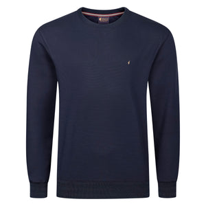 Gabicci Classic Crew Neck Sweat - Navy