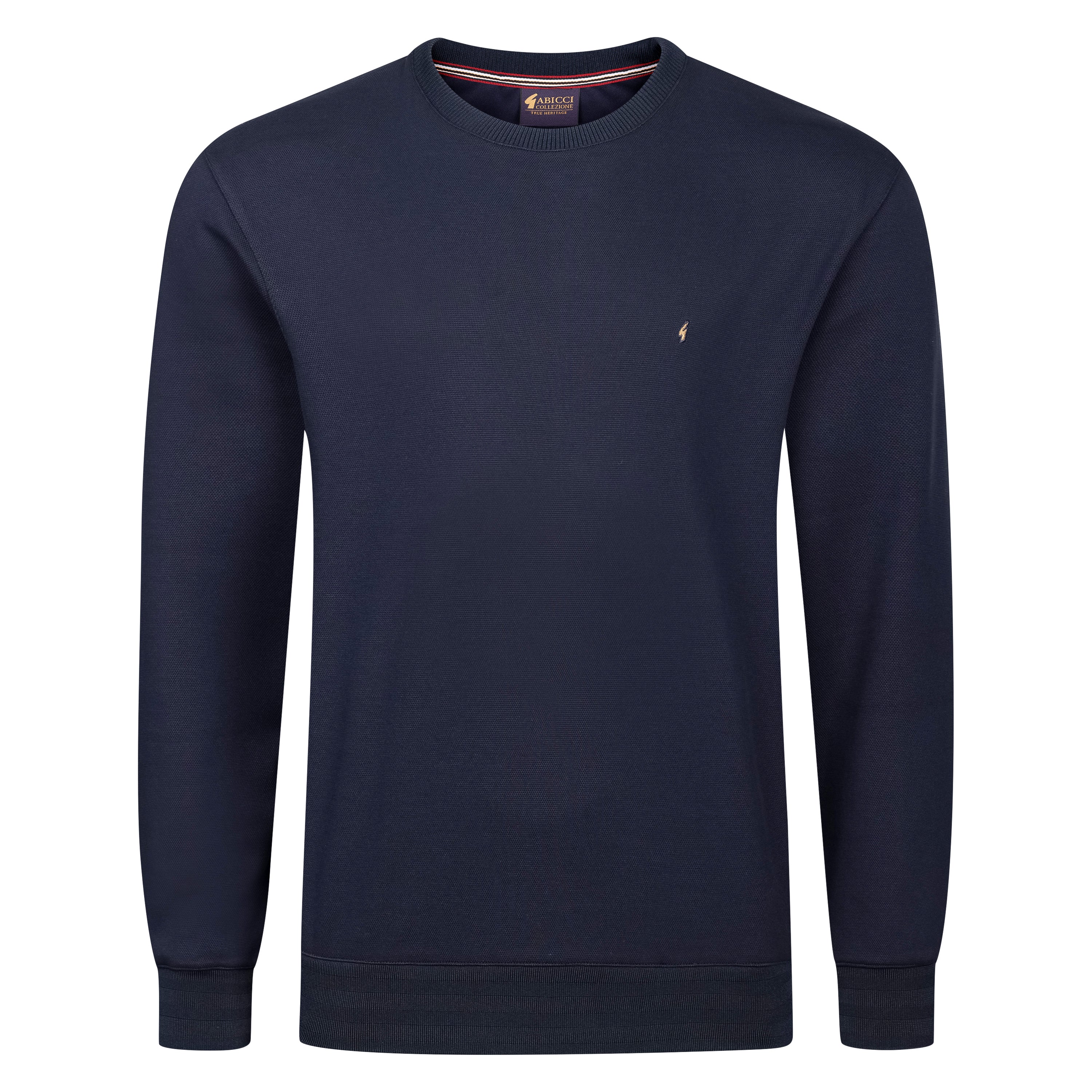Gabicci Classic Crew Neck Sweat - Navy