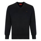 Gabicci Jumpers - K01 Classic V Neck - Black