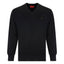 Gabicci Jumpers - K01 Classic V Neck - Black