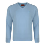 Gabicci Jumpers - K01 Classic V Neck - Sky