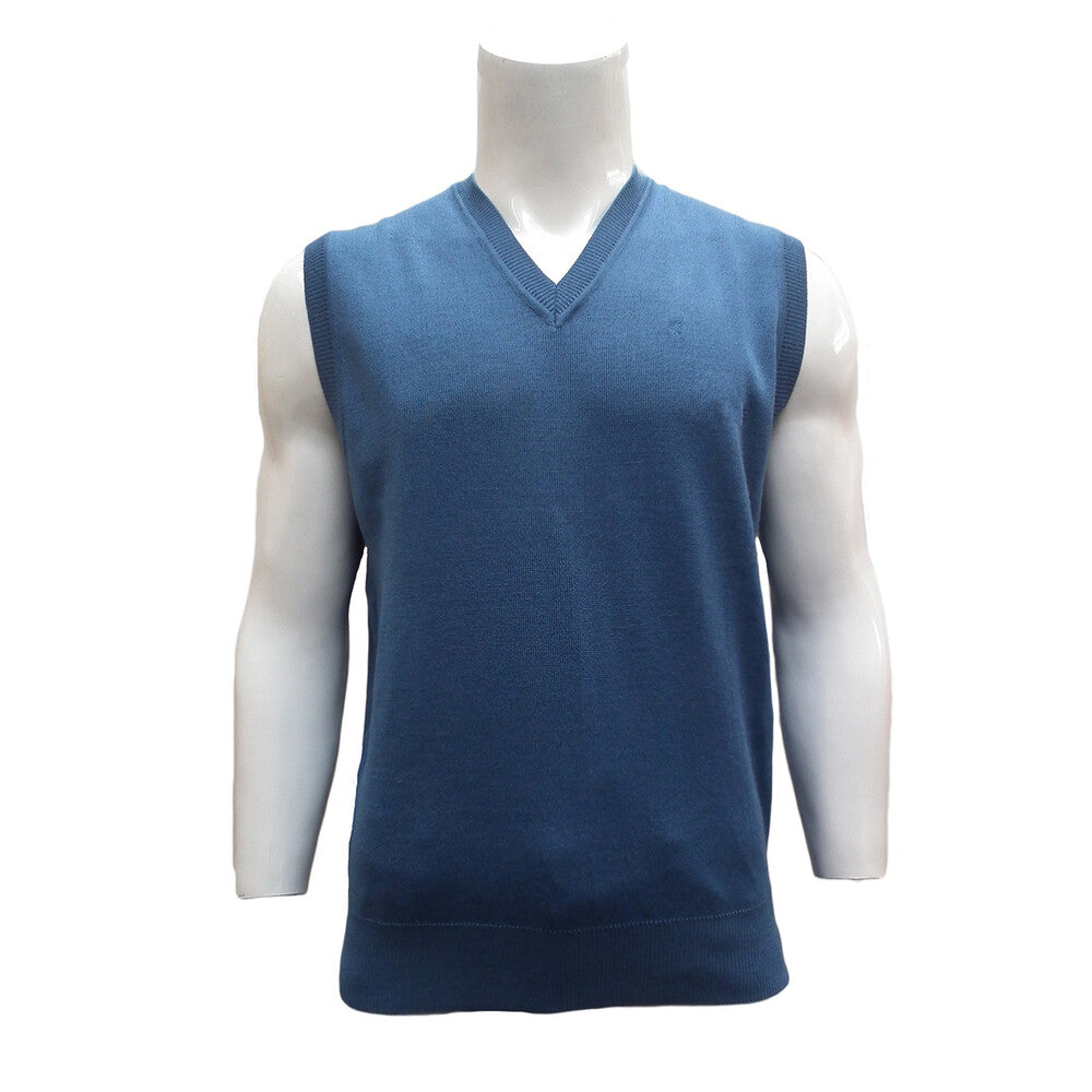 Gabicci Jumpers - K03 Classic Slipover - Denim