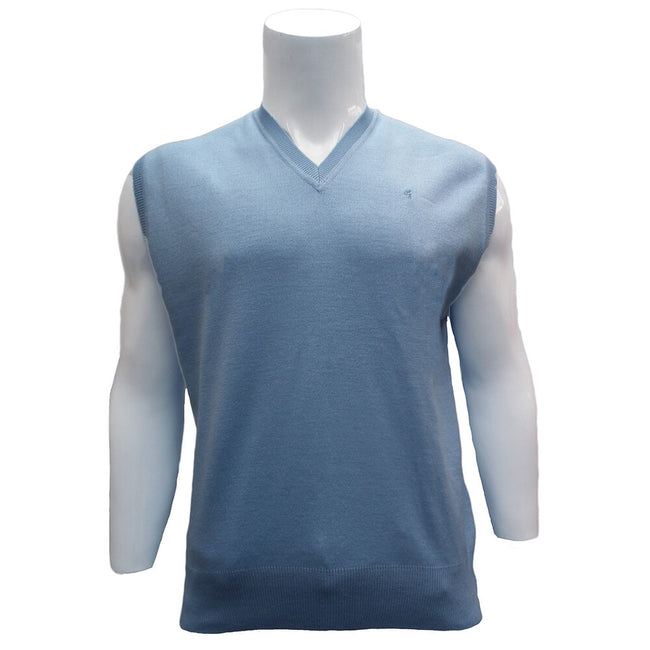Gabicci Jumpers - K03 Classic Slipover - Sky Hover Image