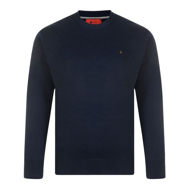 Gabicci Jumpers - K04 Classic Crew Neck - Navy Hover Image