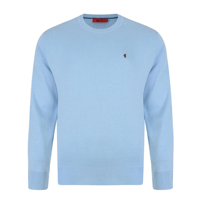 Gabicci Jumpers - K04 Classic Crew Neck - Sky Hover Image
