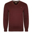 Gabicci K01 Seasonal V Neck Jumper - Claret