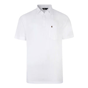 Gabicci Z05 Short Sleeved Jersey Polo Shirt - White