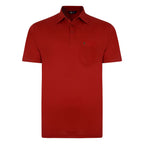 Gabicci Z05 Short Sleeved Jersey Polo Shirt - Red