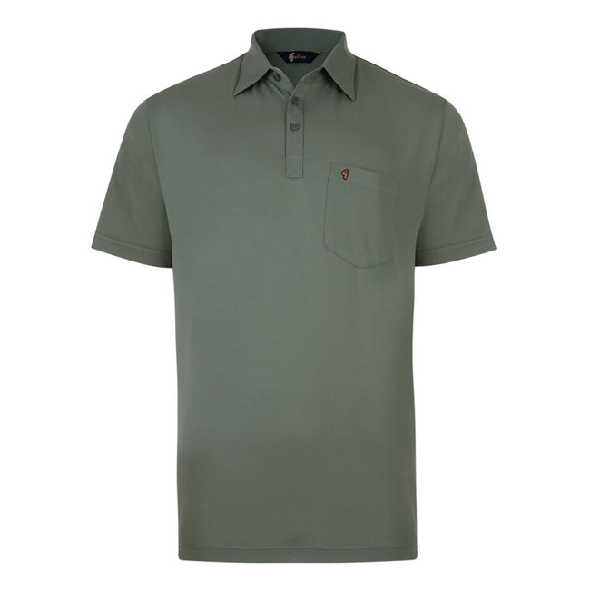 Gabicci Z05 Short Sleeved Jersey Polo Shirt - Sage Hover Image