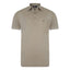 Gabicci Z05 Short Sleeved Jersey Polo Shirt - Stone
