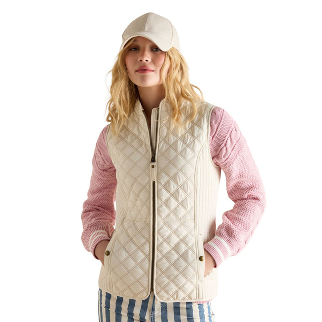 Joules Womens Minx Gilet - Cream Main Image
