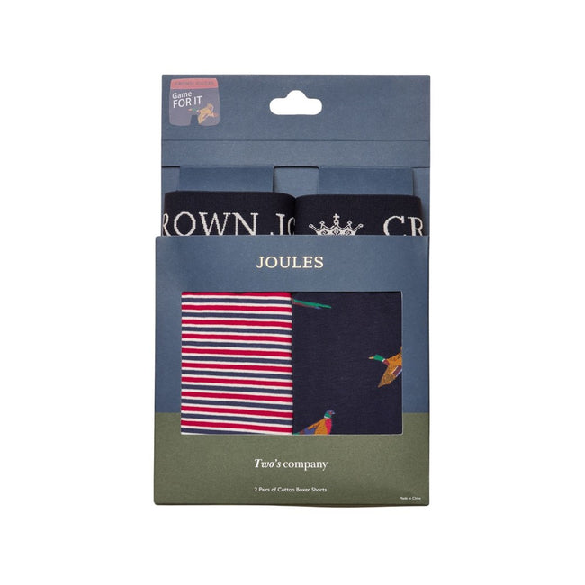 Joules Crown Joules Underwear Two Pack - Orange/Navy Hover Image