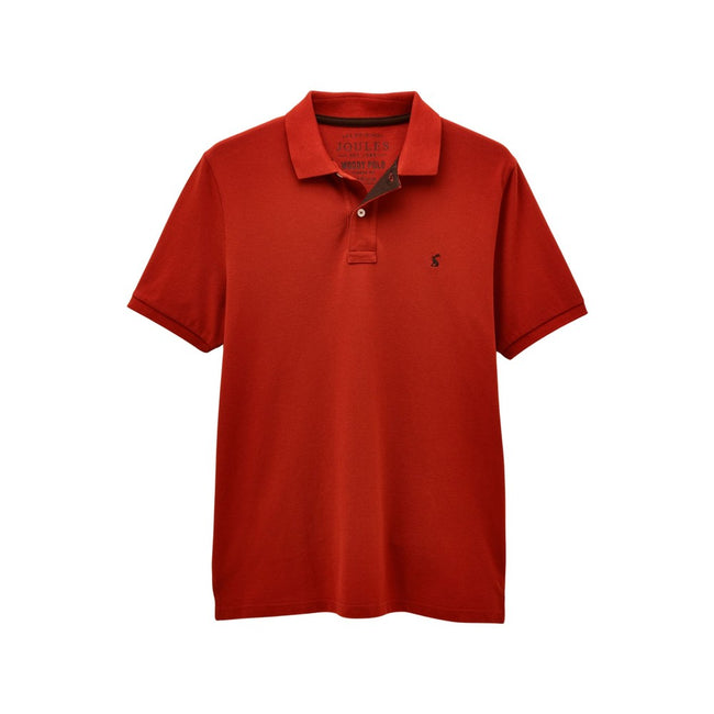 Joules Woody Pique Polo Shirt - Orange Hover Image
