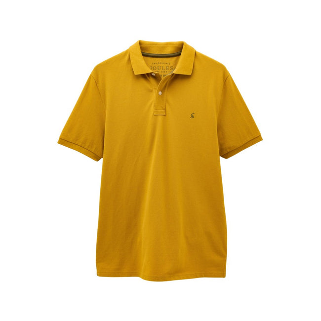 Joules Woody Pique Polo Shirt - Mustard Hover Image