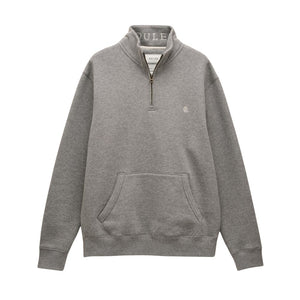 Joules Jenkins Quarter Zip Sweatshirt - Grey