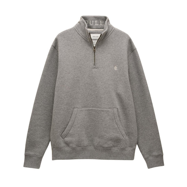 Joules Jenkins Quarter Zip Sweatshirt - Grey Hover Image