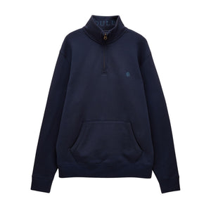 Joules Jenkins Quarter Zip Sweatshirt - Navy