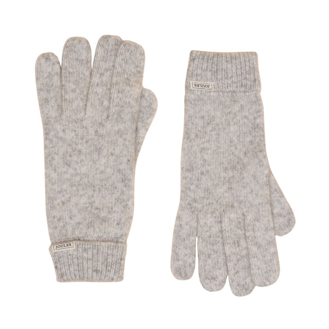 Joules Womens Rosa Gloves - Grey Hover Image