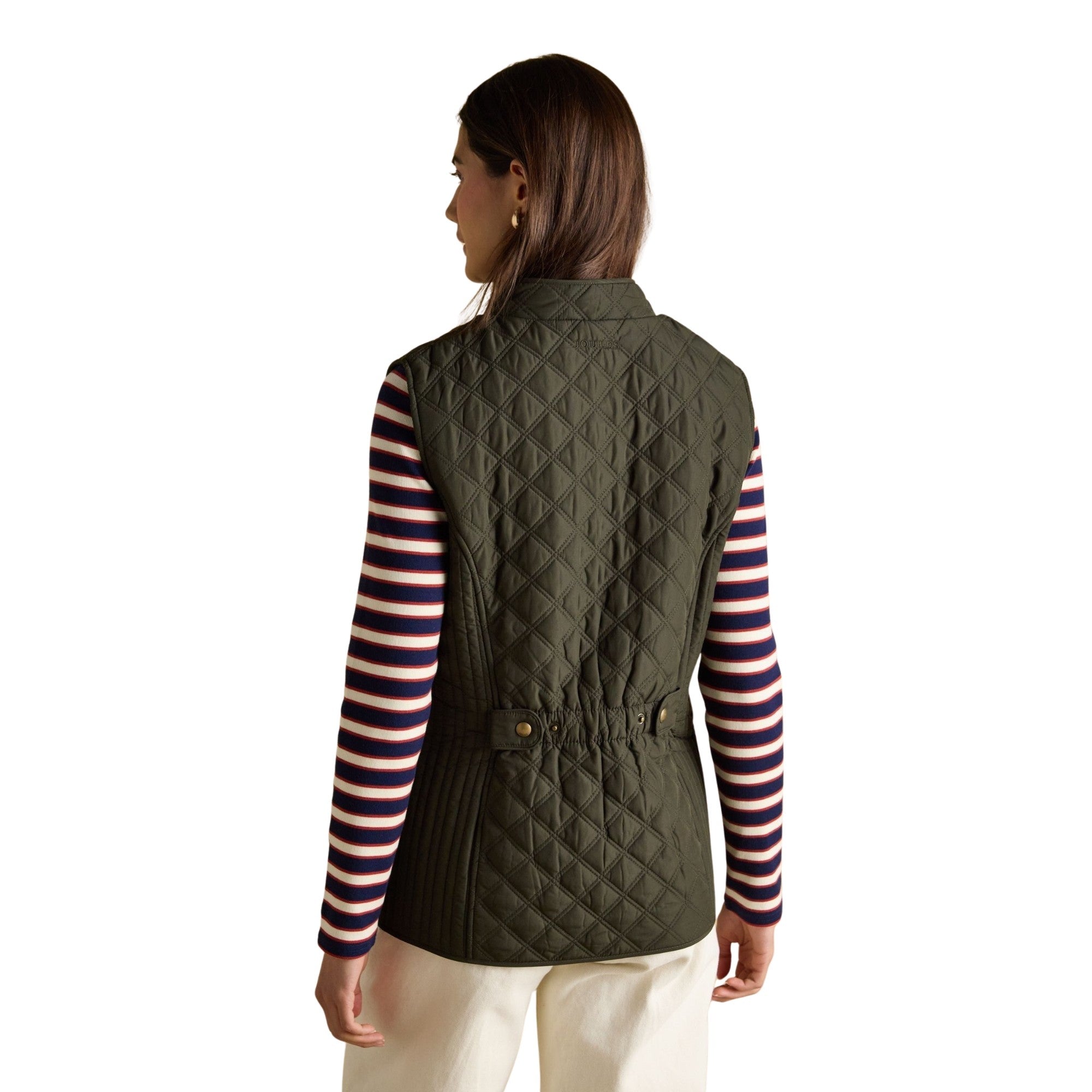 Joules Womens Minx Gilet - Rosemary Green