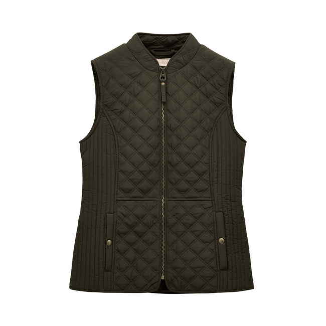 Joules Womens Minx Gilet - Rosemary Green Hover Image