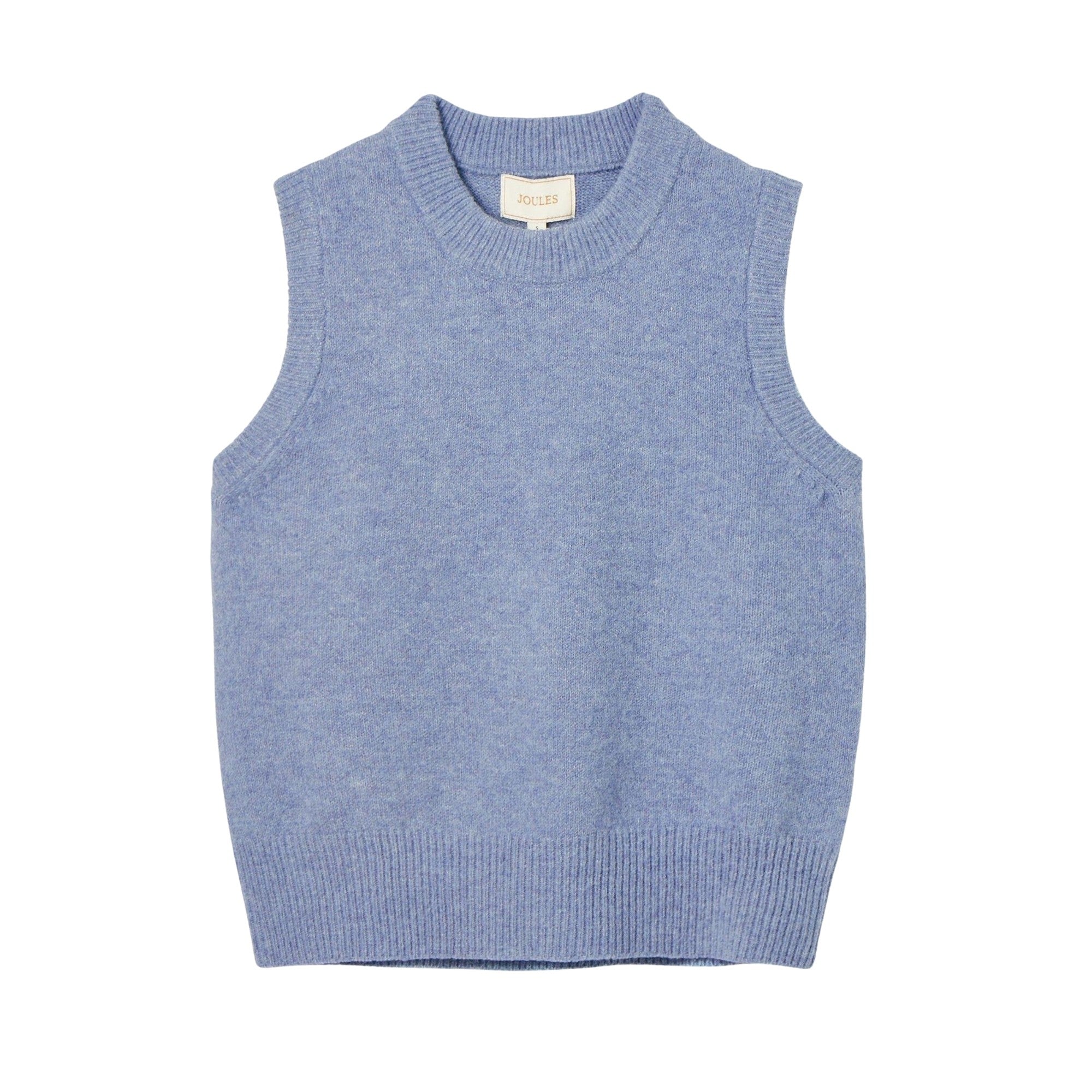 Joules Womens Holly Knitted Vest - Blue