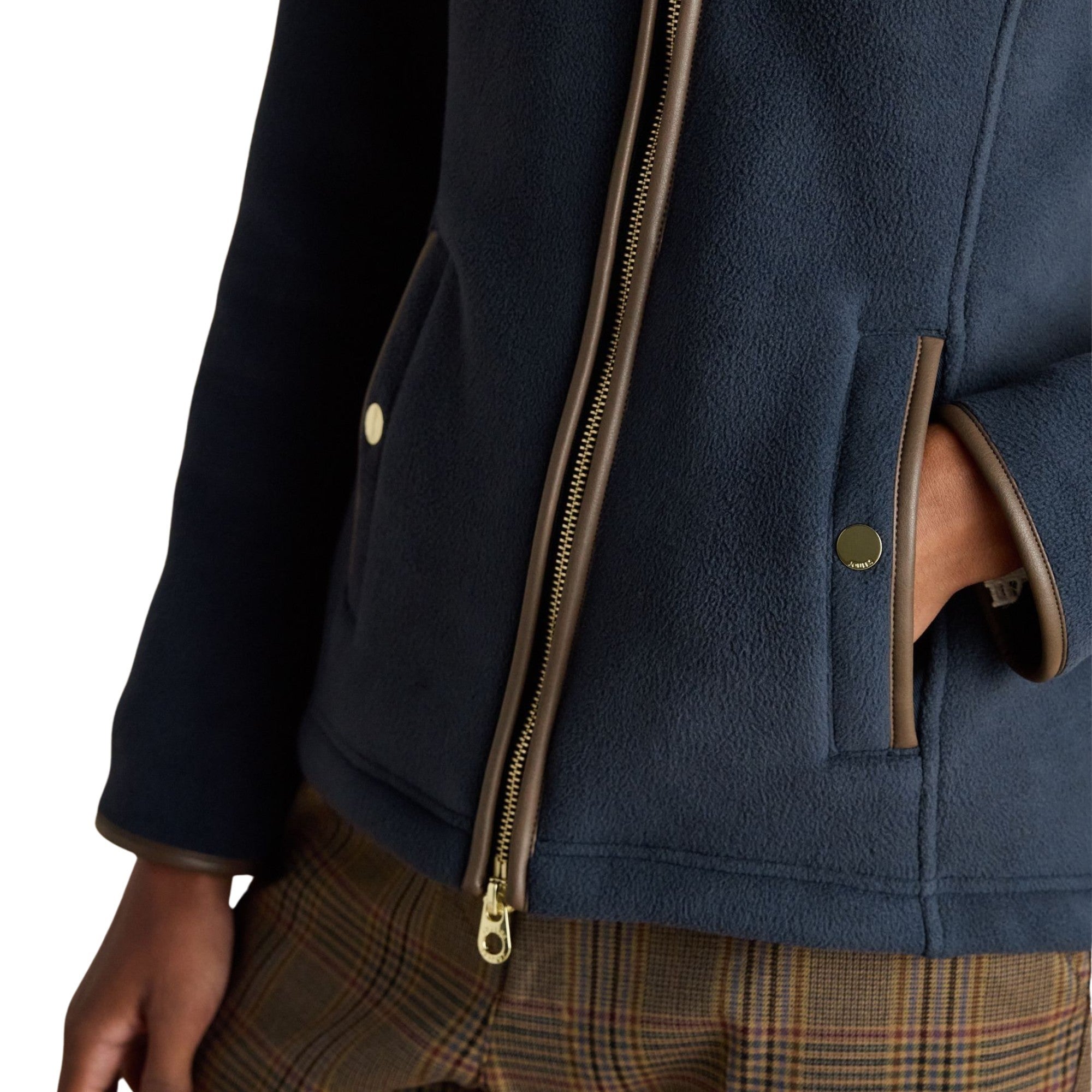 Joules Womens Heritage Full Zip Fleece - Navy