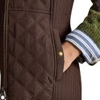 Joules Womens Minx Gilet - Chocolate Brown