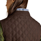 Joules Womens Minx Gilet - Chocolate Brown