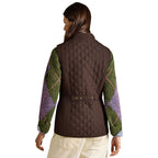 Joules Womens Minx Gilet - Chocolate Brown