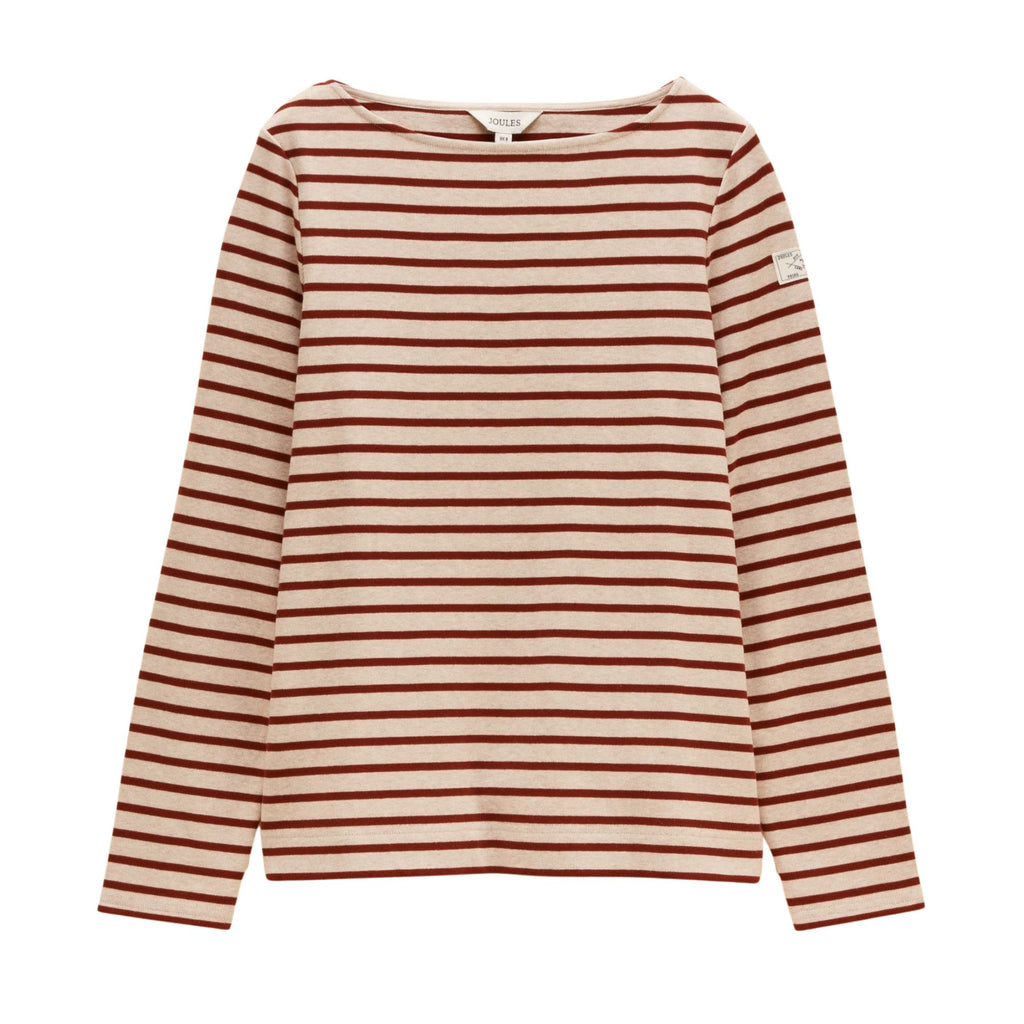 Joules Womens Harbour T-Shirt - Oat/Russet