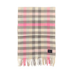 Joules Womens Langtree Scarf - Pink/Grey Gingham