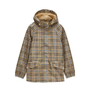 Joules Womens Everdry Coat - Tan Check